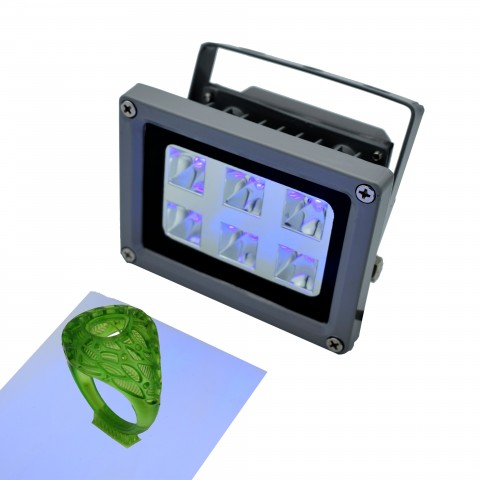 Sovol 3D Printer UV Resin Curing Light for SLA DLP 3D Printer Solidify  Photosensitive Resin 405nm UV Resin Affect, DIY Curing Enclosue