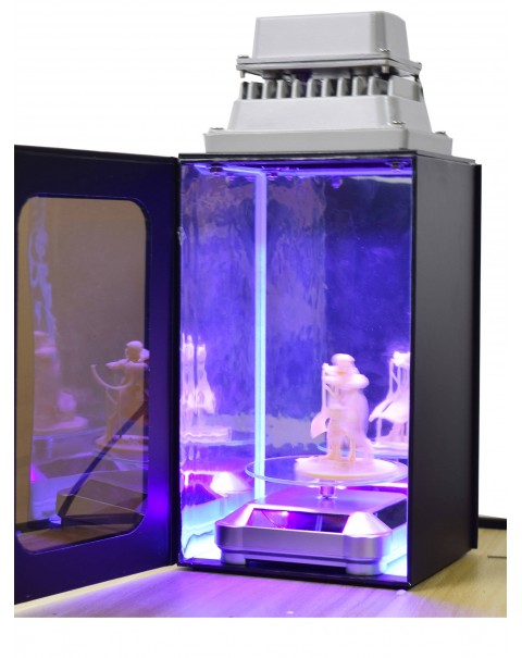 FUNGDO 3D Printer Resin Curing Station DIY Curing Enclosure with UV Light  UV Lamp Solar Turntable for 405nm UV Resin SLA DLP LCD 3D Printer Solidify